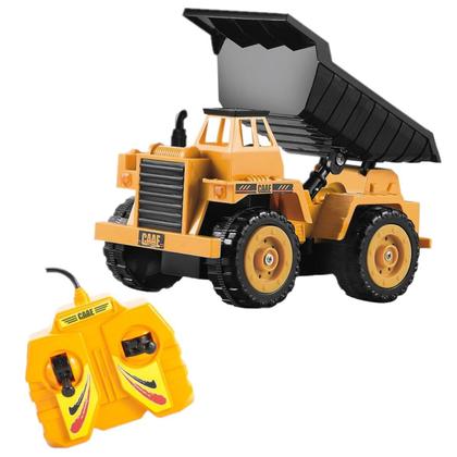 Imagem de Caçamba Carrinho De Controle Com Fio Brinquedo Trator 1:32