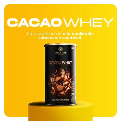 Imagem de Cacao Whey Protein Isolado e Hidrolisado 840g Essential Nutrition