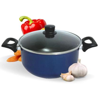 Imagem de CAÇAROLA ANTIADERENTE Nº 24 c/ TAMPA DE VIDRO