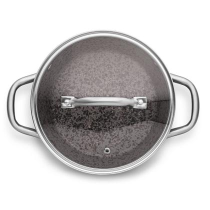 Imagem de Caçarola Antiaderente Stoneflon Granito Nº 24 Mta