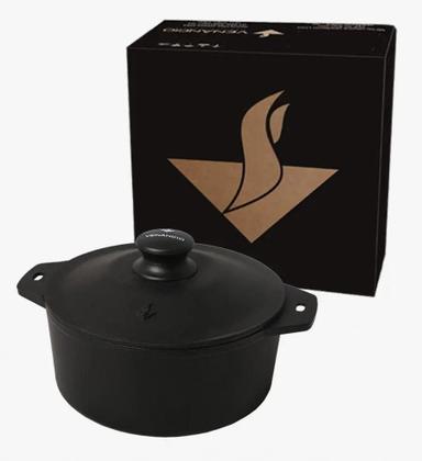 Imagem de Caçarola De Ferro Venâncio 11,2L C/ Tampa De Ferro 32 CM Ø