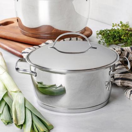 Imagem de Caçarola Funda Inox 22cm 4,2L Allegra Tramontina 62654/220