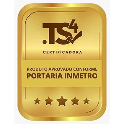 Imagem de Caçarola Panela Super Fort Flon Grafite 24 cm- 4,2L c/Tampa Vidro e Alças