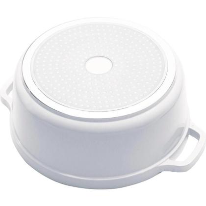 Imagem de Cacarola redonda branca c/ antiaderente 21,3cm hercules