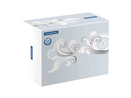 Imagem de Caçarola Tramontina Solar Baquelite Funda em Aço Inox Fundo Triplo com Tampa Alças de Baquelite 16 c