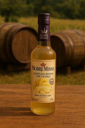 Imagem de Cachaça com Rapadura e Banana - Nobre de Minas - 275ml