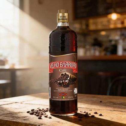 Imagem de Cachaça Especial Mista Velho Barreiro Café 910ml