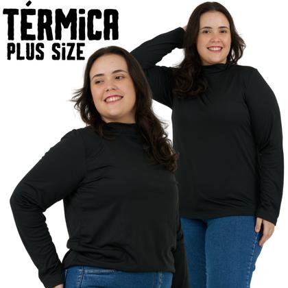 Imagem de Cacharrel Kit com 2 Blusa Térmicas Femininas Plus Size De Gola Alta 510.K2