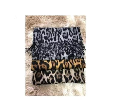 Imagem de Cachecol Lenço Echarpe Estampa Oncinha Cachecol De Lã Grosso Feminino