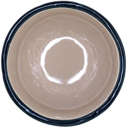 Imagem de CACHEPÔ 16x13x13cm CERÂMICA AZUL