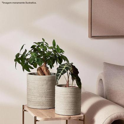 Imagem de Cachepot de Cimento Bege 19x18cm 18467-G - Mart