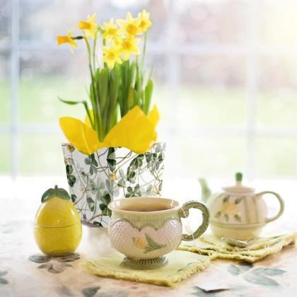 Imagem de Cachepot de Papel Pote 6 PP 7x7x5,5cm Trevo com 10 unidades