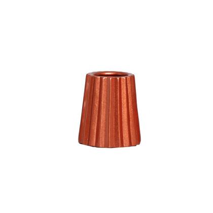 Imagem de Cachepot em Cerâmica Decorativo Home Modelo Geométrico P Cobre