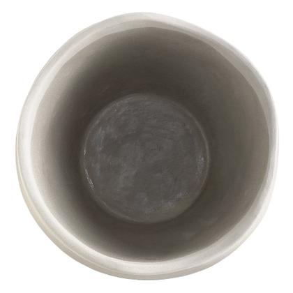 Imagem de Cachepot em Cimento com Textura Ondulada 16x20cm