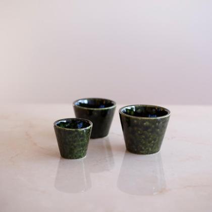 Imagem de Cachepot Fiori Verde Cobre (P)