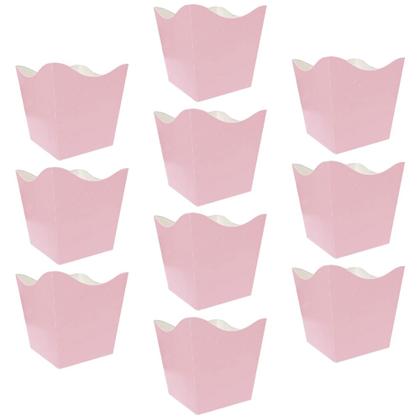 Imagem de Cachepot Montado Médio Rosa 10 Un