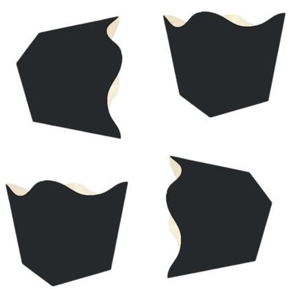 Imagem de Cachepot Montado Pequeno Preto 10 Un