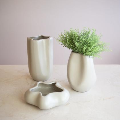 Imagem de Cachepot Orgânico Baixo Cimento Matte (P)