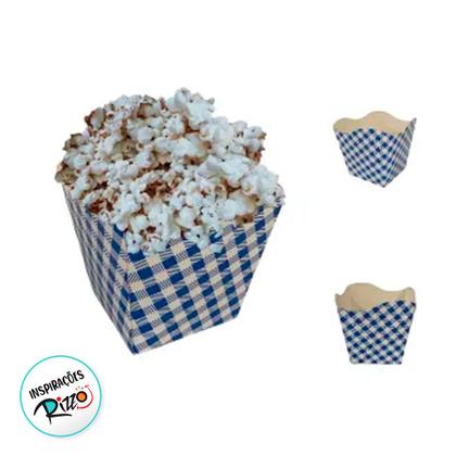 Imagem de Cachepot  - Xadrez Marrom - 7,3x10 - 6 unidades - Rizzo