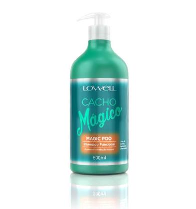 Imagem de Cacho Mágico Shampoo Funcional 500ml + Máscara Umectante 450g + Fluido 200ml - Lowell