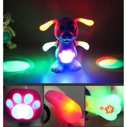 Imagem de Cachorro Dançante Rosa Brinquedo Musical Som Luz E Movimento - toys