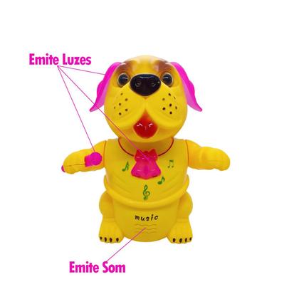 Imagem de Cachorro Dançarino Dance Robô Infantil Cachorra Musical