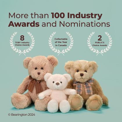 Imagem de Cachorro de pelúcia Bearington White Dog Lil' Bisquit Labradoodle 6,5 cm