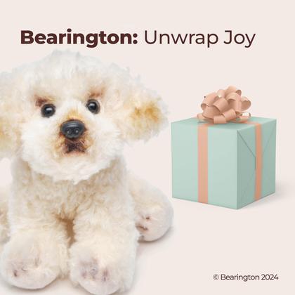 Imagem de Cachorro de pelúcia Bearington White Dog Lil' Bisquit Labradoodle 6,5 cm