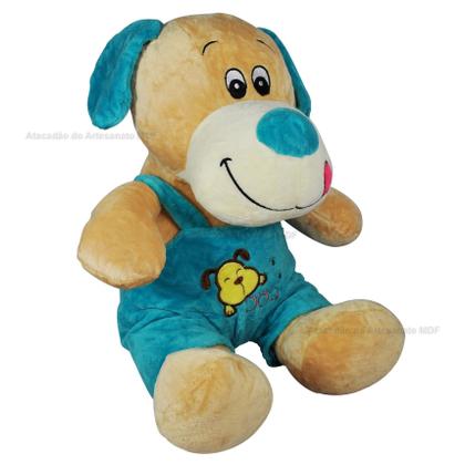 Imagem de Cachorro de Pelucia Com Macacão 33cm Ch1645