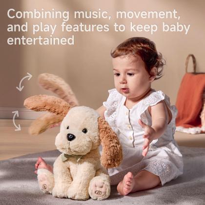 Imagem de Cachorro de pelúcia TUMAMA Interactive Singing Talking Puppy 25 cm