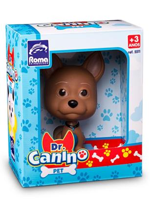Imagem de Cachorro Em Vinil - 12cm - Doutor Dr. Canino Pet - Roma