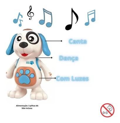 Imagem de Cachorro Musical Feliz Dançarino Com Luzes E Sons Happy Dog
