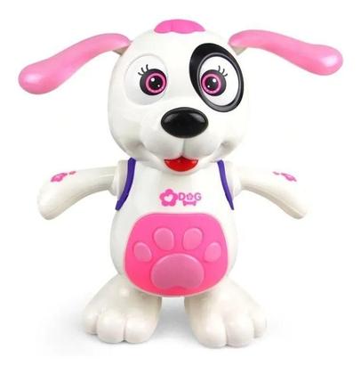 Imagem de Cachorro Musical Feliz Dançarino Com Luzes E Sons  Rosa
