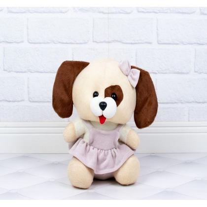 Imagem de Cachorro sapeca vestido pelucia com 3 pçs.