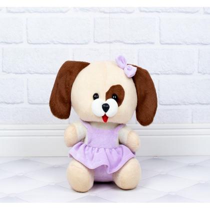 Imagem de Cachorro sapeca vestido pelucia com 3 pçs.