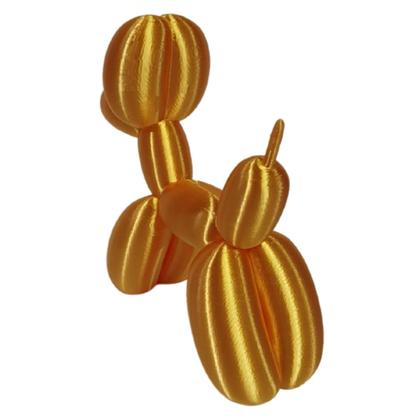 Imagem de Cachorro Tipo Balão Bexiga Estátua Diversas Cores 17cm