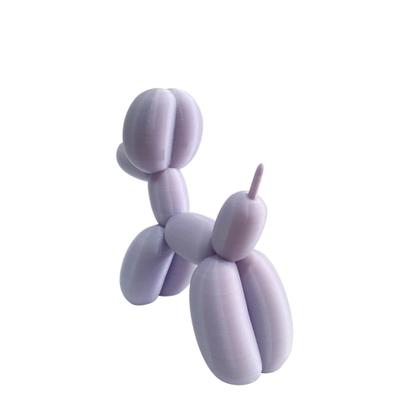 Imagem de Cachorro Tipo Balão Bexiga Estátua Diversas Cores 17cm