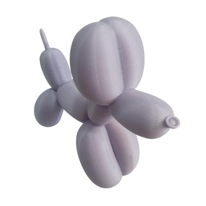 Imagem de Cachorro Tipo Balão Bexiga Estátua Diversas Cores 17cm