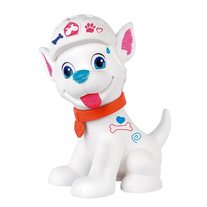 Imagem de Cachorro Vinil Perfumado Para Colorir Com 6 Canetas Mundo Colorido Pets Brinquedo Criativo
