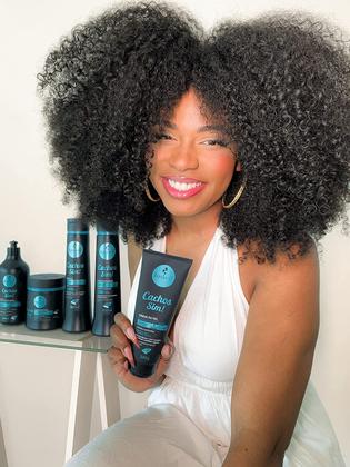 Imagem de Cachos Sim Haskell Kit 300ml 4 Produtos