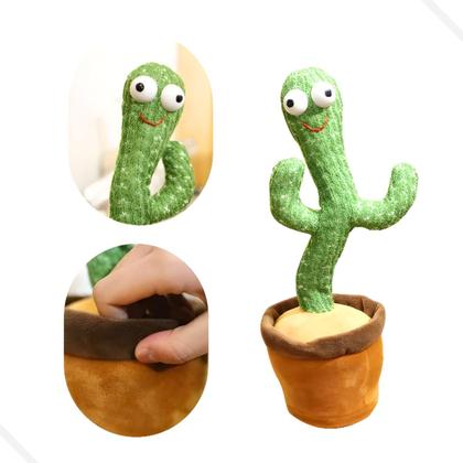 Imagem de Cacto Dançante E Falante Toca Música Repete A Fala Brinquedo