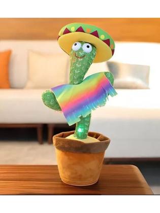 Imagem de Cacto Dançante E Falante Toca Música Repete A Fala Brinquedo