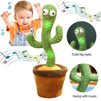 Imagem de Cacto Dançante E Falante Toca Música Repete a Fala Brinquedo