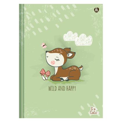 Cad uni broch CD 48fls Anim. So Cute c/10 10451 - São Domingos Imagem de Cad uni broch CD 48fls Anim. So Cute c/10 10451