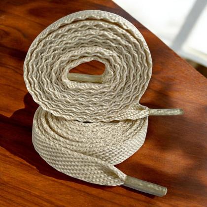 Imagem de Cadarço Chato 1,25cm Para Tênis Com Pontas Reforçadas