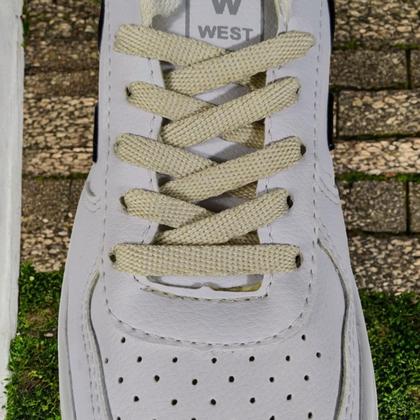 Imagem de Cadarço Chato 1,25cm Para Tênis Com Pontas Reforçadas