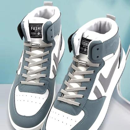 Imagem de Cadarço Cordão Elástico Com Fecho De Rosquear Sem Amarrar 2 Pares