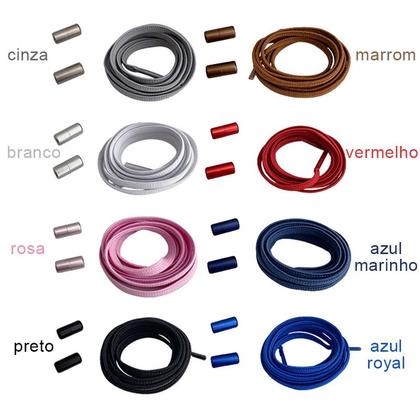 Imagem de Cadarço Elástico Achatado 6mm Sem Laço Fecho Cápsula Cores