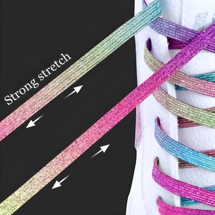 Imagem de Cadarços Elásticos de Trava Automática - Sem Amarração - Cores Variadas