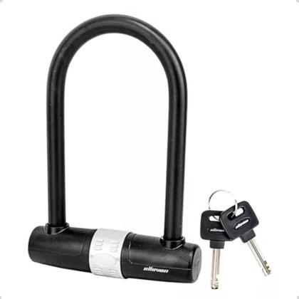 Imagem de Cadeado Bike Moto 170 X 245mm Elleven Tipo U Grosso Original Cor:PretoTamanho:Único